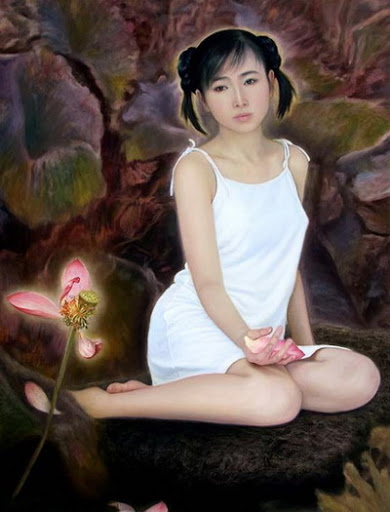 Những bức tranh sơn dầu tuyệt đẹp nhìn từ góc độ nghệ thuật của Lý Quang Bình với người mẫu Lý Tần!