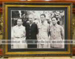 Tranh in đen trắng, Bác Hồ , Bác Giáp, Bác Trường Chinh, Bác Phạm Văn Đồng – vn037