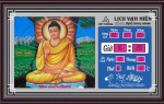 Tranh đồng hồ vạn niên, Phật Thích Ca (hào quang PT001 )
