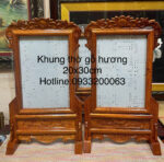 Khung thờ gỗ hương đỏ cao cấp -TG125