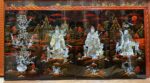 Tranh sơn mài (KHẢM CHÌM) Tam đa phúc lộc thọ – SM010