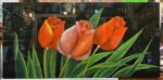 Tranh sơn mài vẽ, Hoa tulip – DH62
