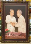 Ảnh Bác Hồ chúc mừng Bác Tôn giữ chức phó Chủ tịch Nước -IN196