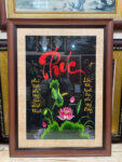 Tranh thêu thư pháp chữ Phúc thọ -F40